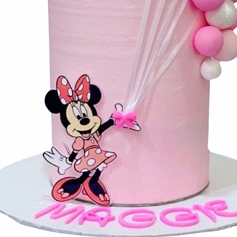 Layered Acrylic Birthday Cake Fropper Minnie