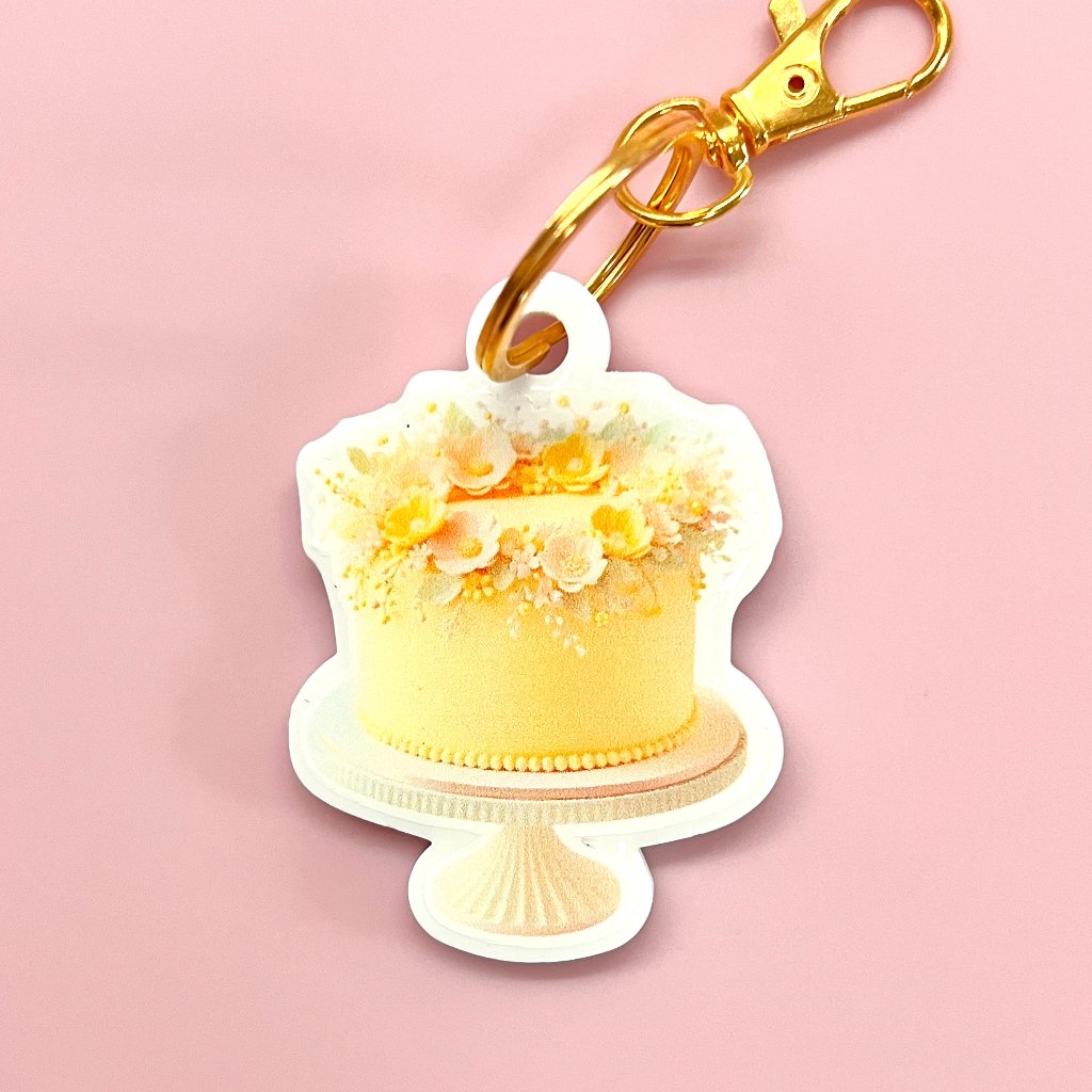 Smart Keyring Digital Business Card - Yellow Cake