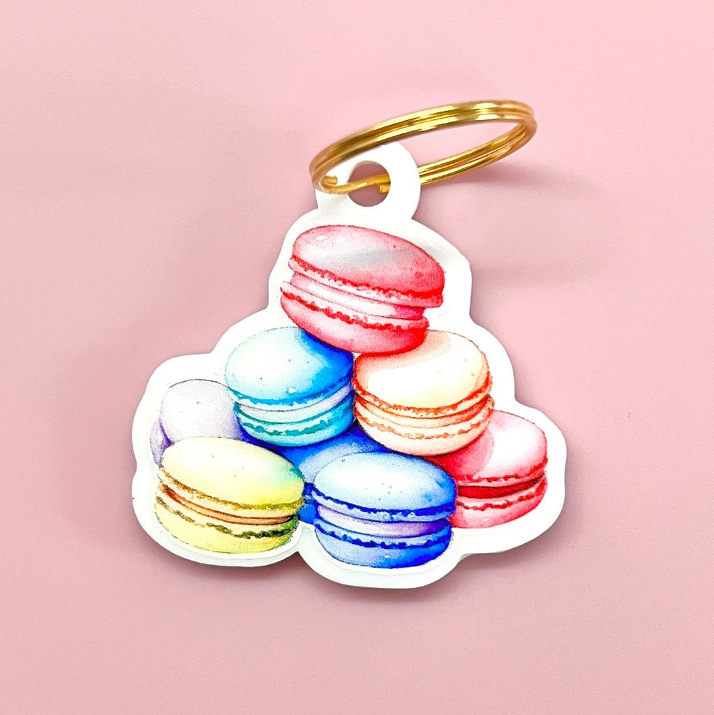 Smart Keyring Digital Business Card - Macarons