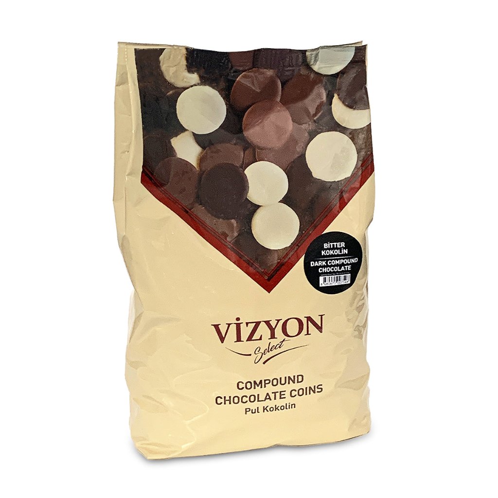 Vizyon Compound Dark Chocolate - 500g