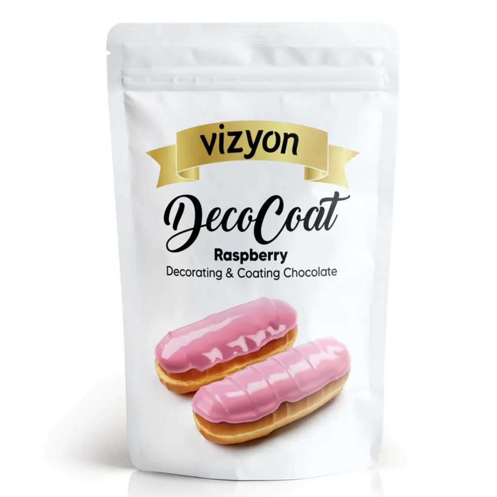 Vizyon DecoCoat Chocolate - 1kg Raspberry