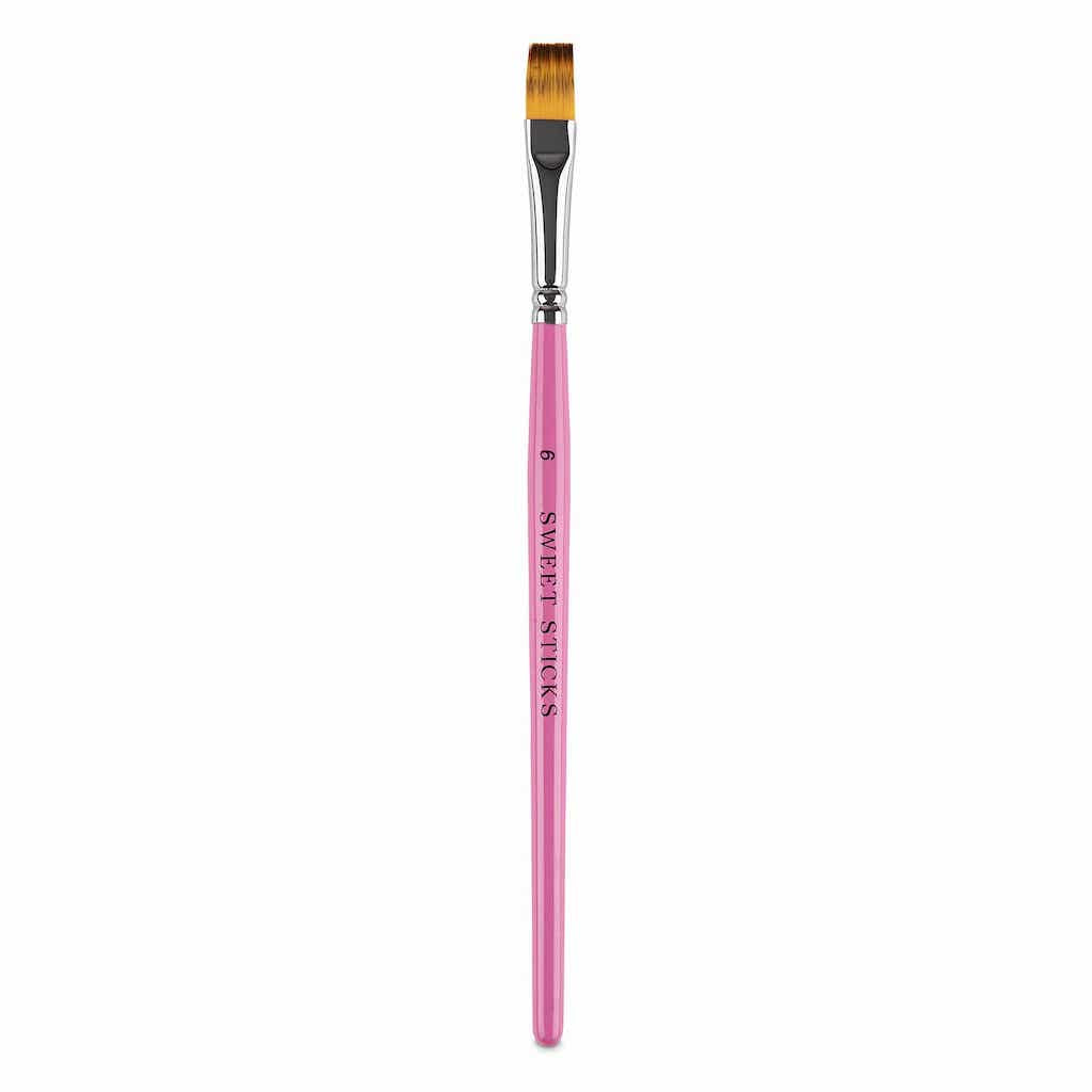 Sweet Sticks Cake Decorating FLAT BRUSH #6