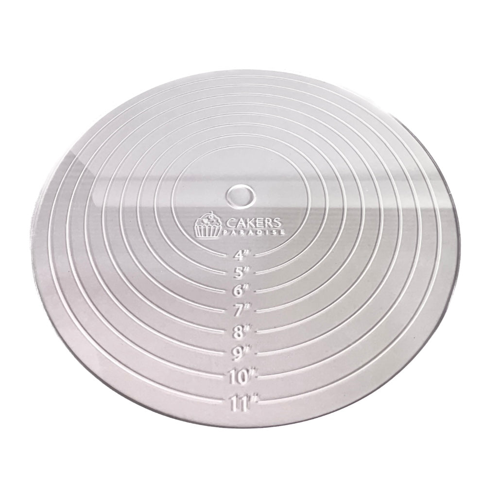 4 Sizes Round Acrylic Cake Boards Discs Topper Reusable Acrylic Cake D –  Canada Baking Supplies
