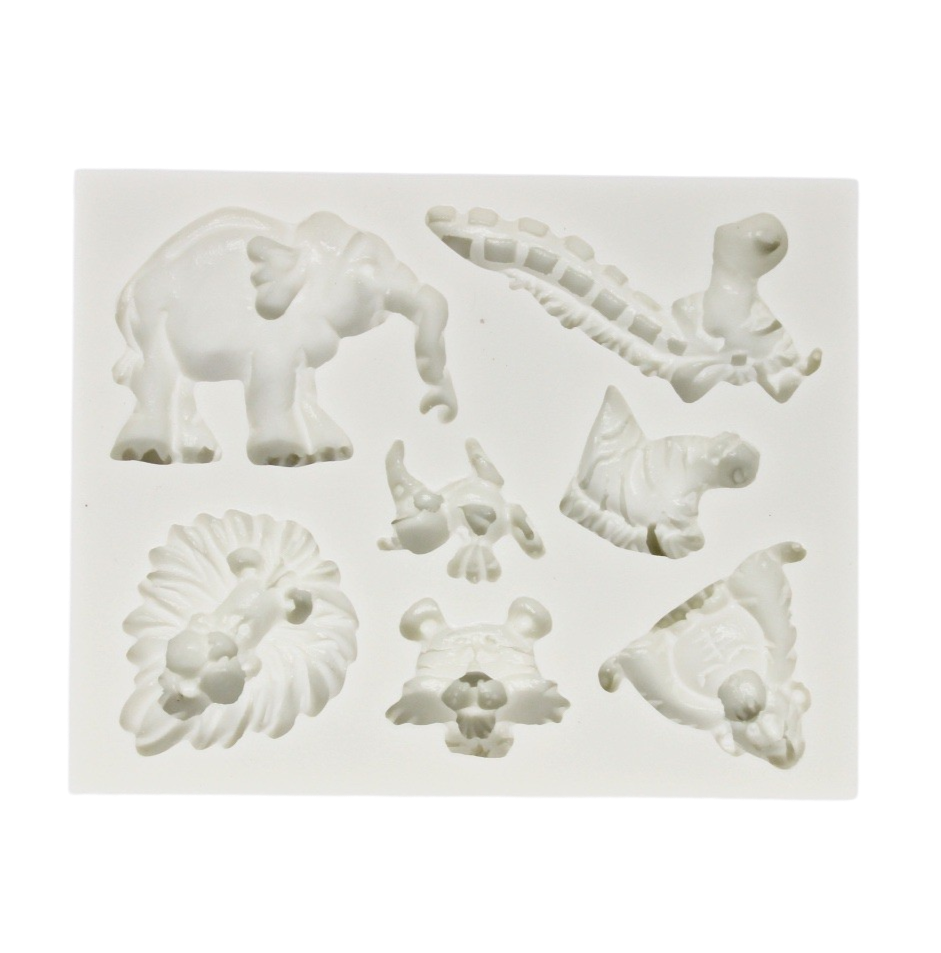 African Animals Silicone Mould for Cake Decorating | Cakers Paradise ...