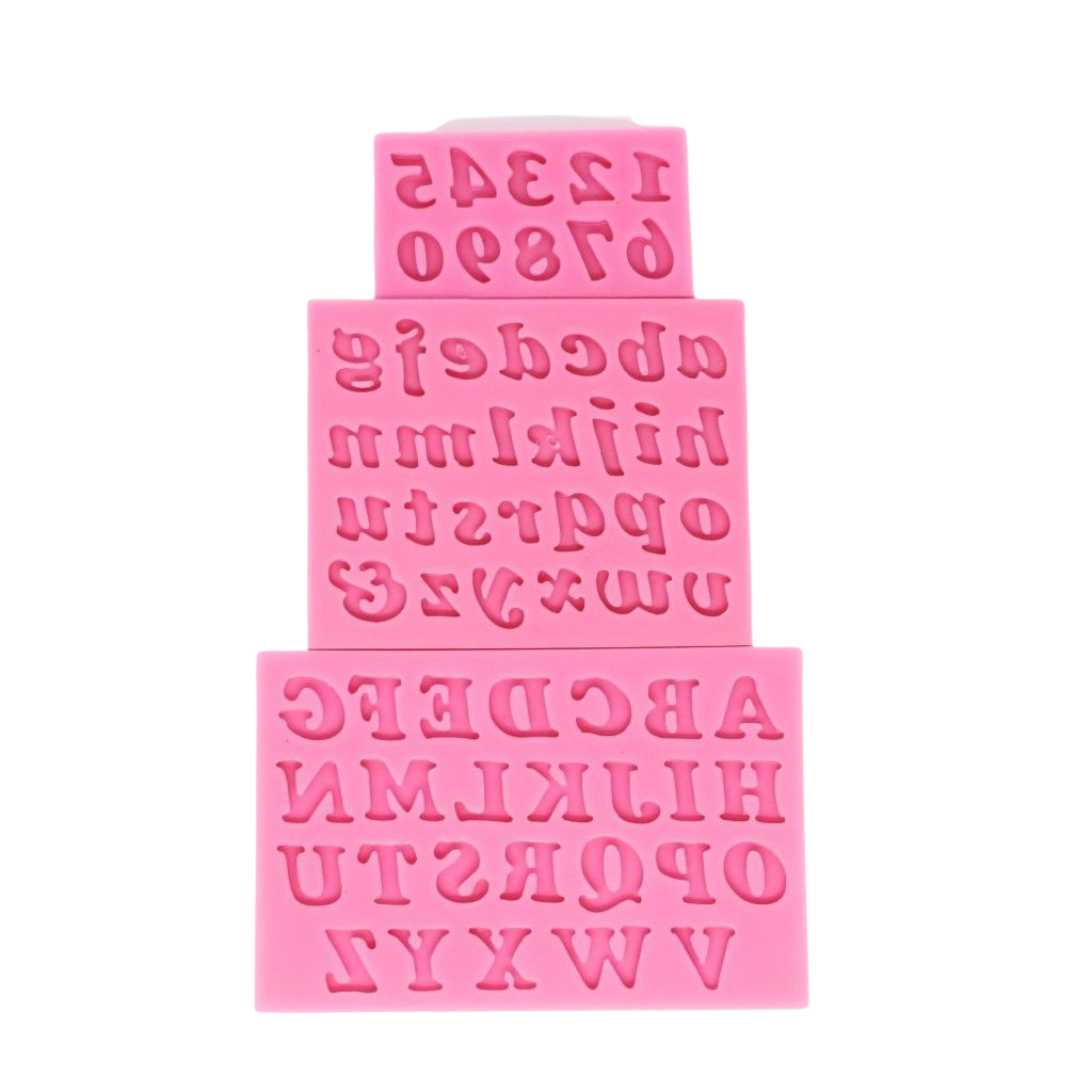 Mini Letter Number Letters Alphabet Cake Silicone Mould Set | Cakers ...