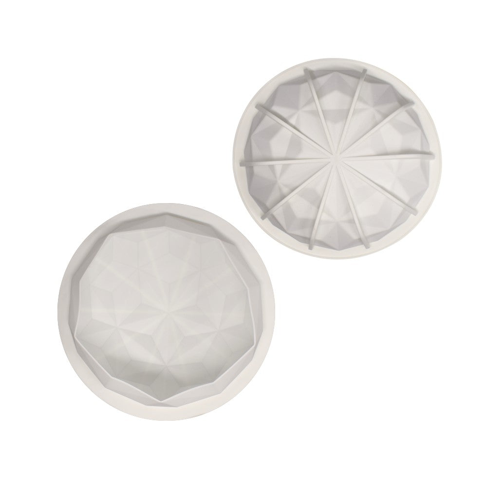 mcm-110-3 Silicone mould for cake making soap candle diamond dome